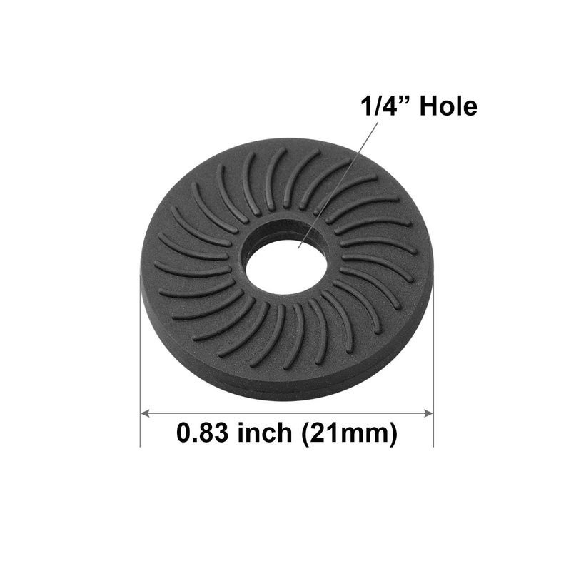 Anwenk Rubber Pads Rubber Washers with 1/4" Screw Hole for Anti-Scratch Camera & Accessories Protection, Shorten Long Camera Screw Shaft, Enhance Friction,Anti-Slippery, 5Pack - Image 2